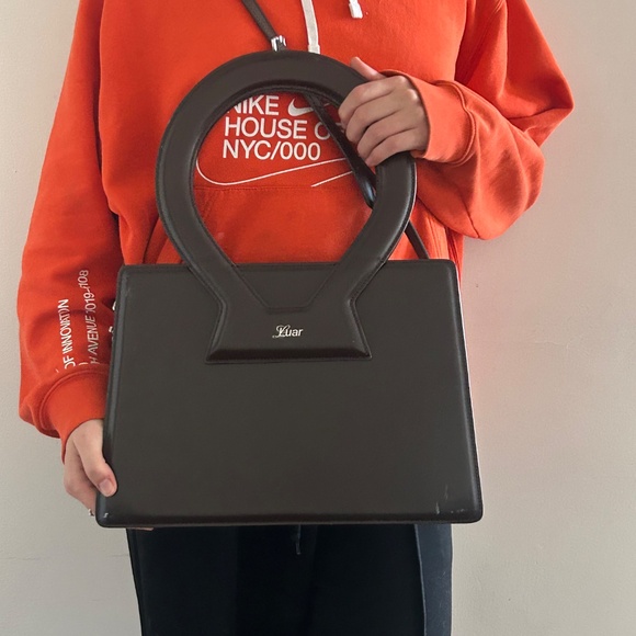 LUAR Large Ana Bag in Smooth Brown Leather - Picture 2 of 3